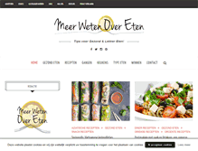 Tablet Screenshot of meer-weten-over-eten.nl
